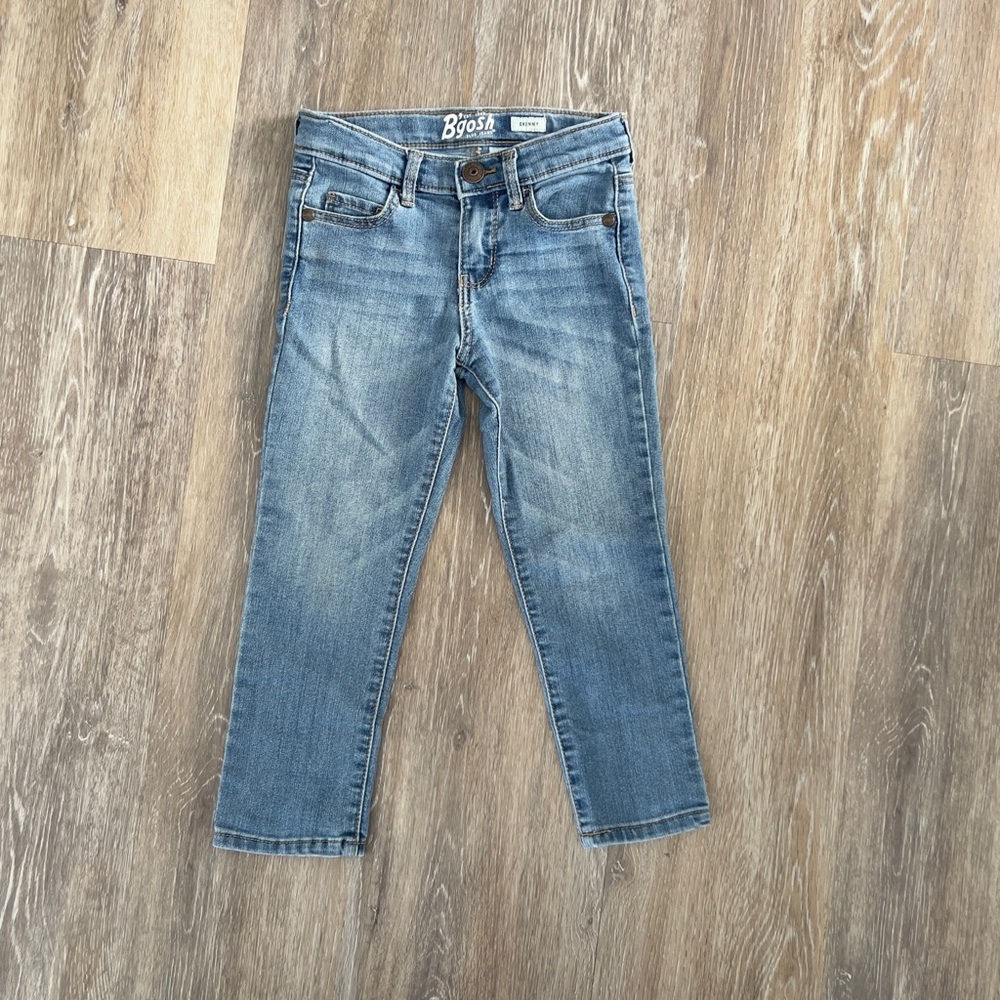 B’gosh Skinny Blue Jeans Girls Size 4T Stretch Pants